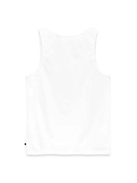 Men's Premium Organic Tank Top - white - Back