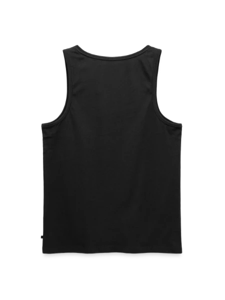 Men's Premium Organic Tank Top - black - Back