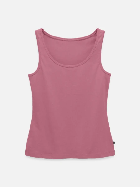 Women’s Premium Organic Tank top - mauve - Front