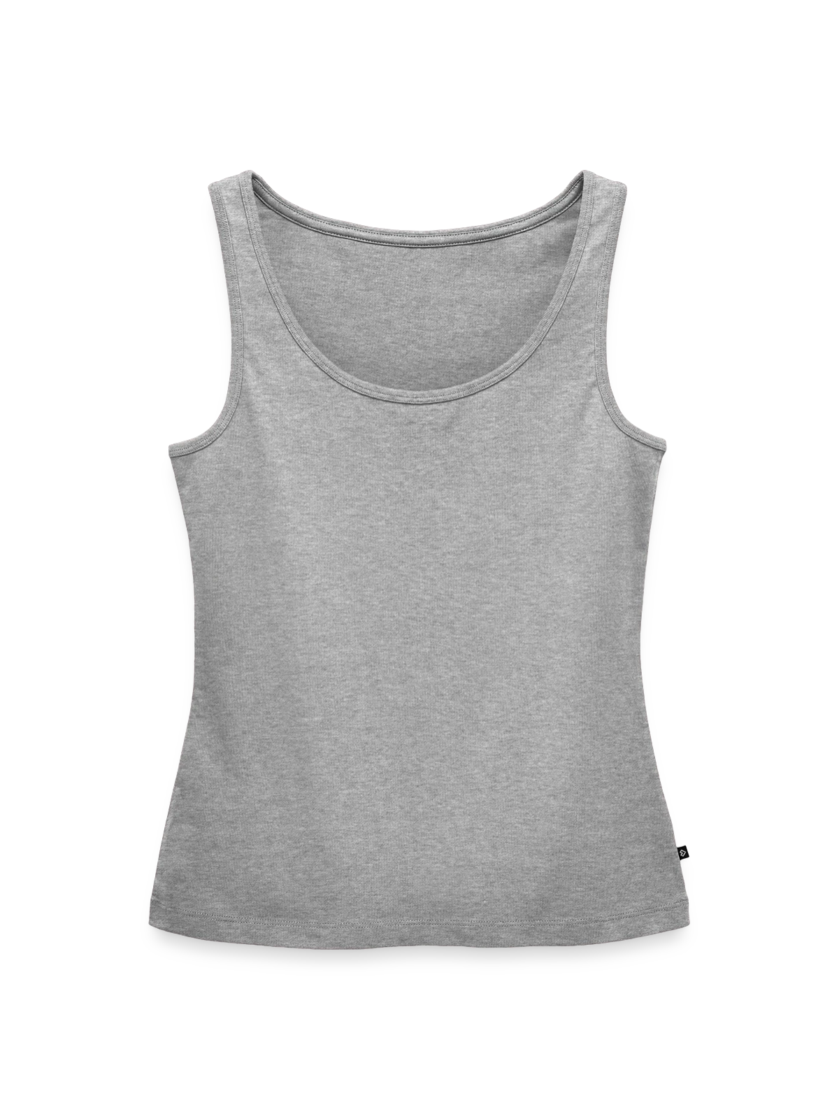 Women’s Premium Organic Tank top - heather grey - Front