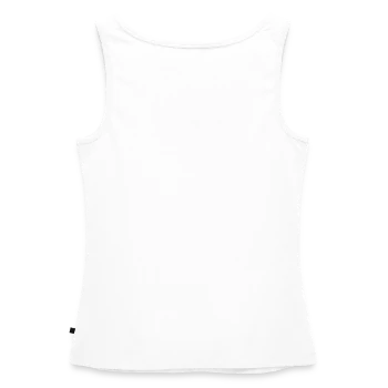 Débardeur bio Premium Femme - blanc - Dos - AI Model Female 172 light (172cm)