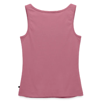 Women’s Premium Organic Tank top - mauve - Back - AI Model Female 172 light (172cm)