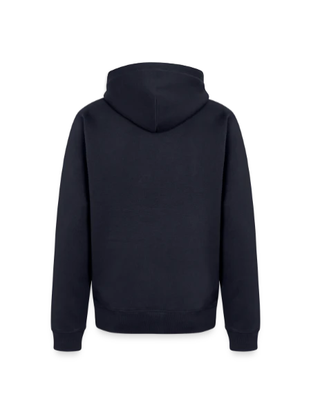 Unisex Premium Organic Zip Hoodie - navy - Back