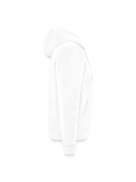 Unisex Premium Organic Zip Hoodie - white - Right