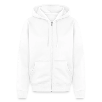 Veste à capuche bio Premium Unisexe - blanc