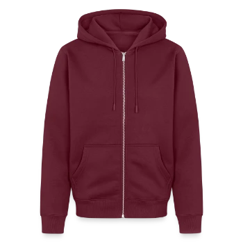 Veste à capuche bio Premium Unisexe - bourgogne