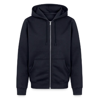 Veste à capuche bio Premium Unisexe - bleu marine