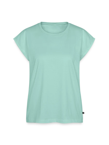 Haut bio Premium Femme - menthe  - Devant