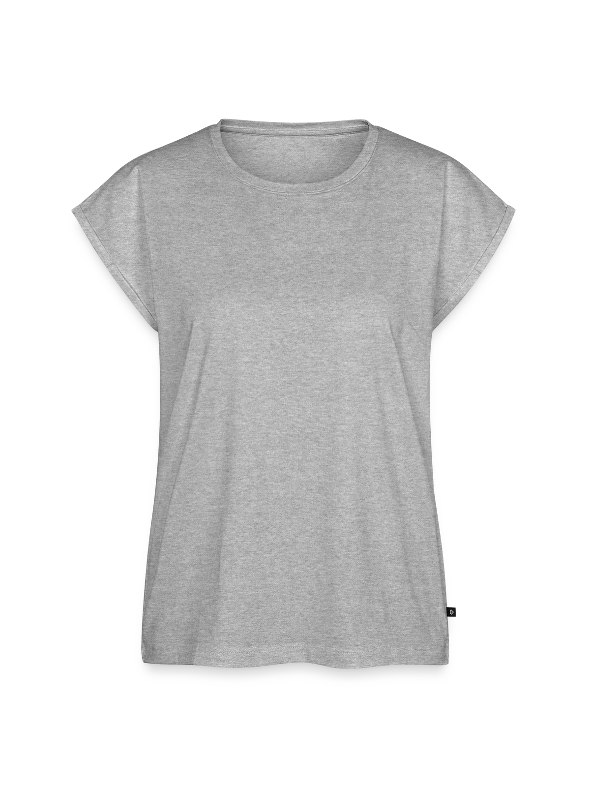 Women’s Premium Organic Top - heather grey - Front
