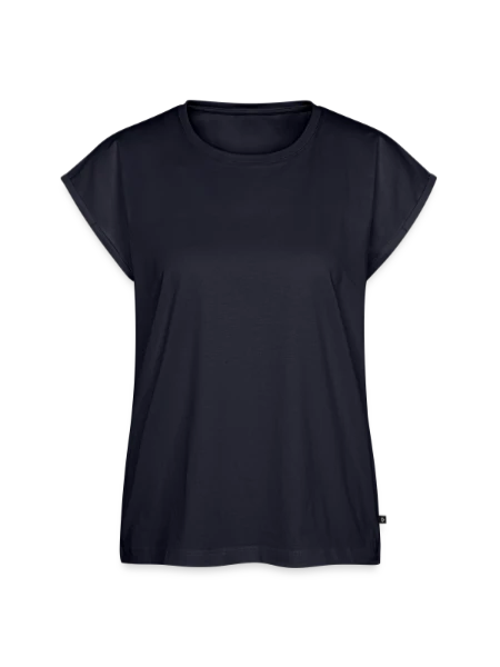 Women’s Premium Organic Top - navy - Front