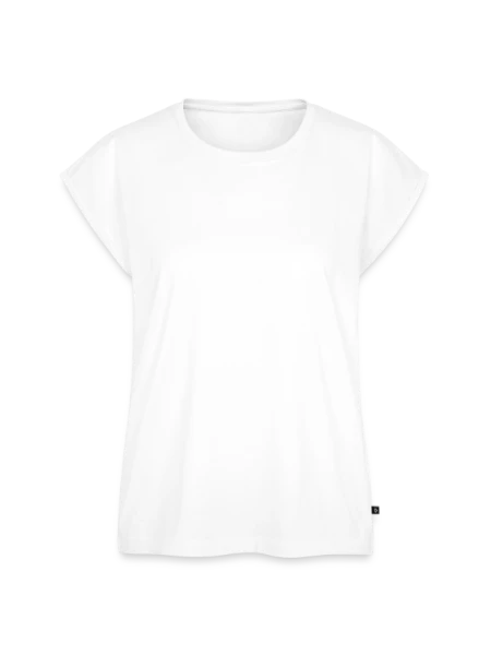 Frauen Premium Bio Top - Weiß - Vorne