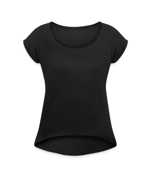Women's T-Shirt with rolled up sleeves