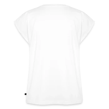 Haut bio Premium Femme - blanc - Dos - AI Model Female 172 light (172cm)