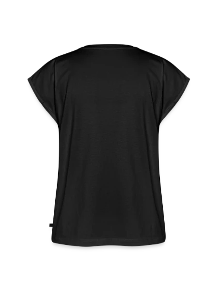 Women’s Premium Organic Top - black - Back