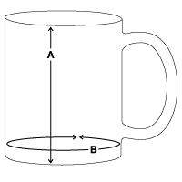 Cup monochrome