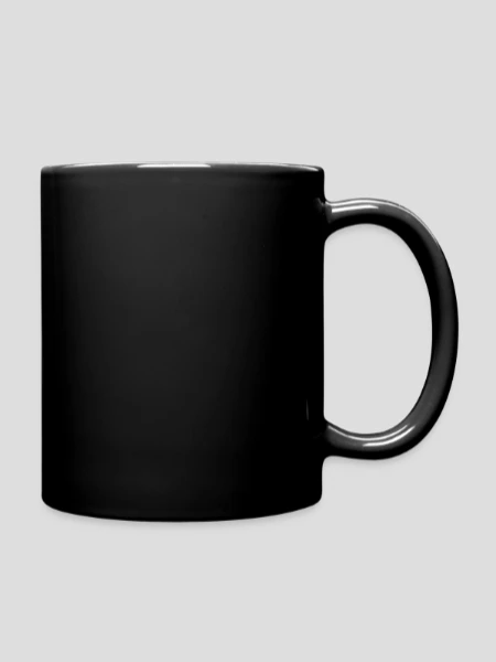 Tasse einfarbig - Schwarz - Rechts