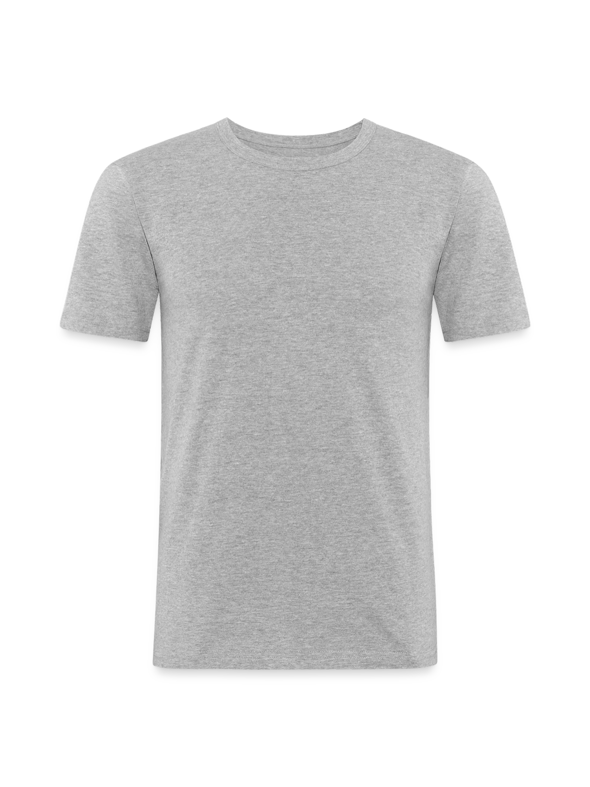 Men's Slim Fit T-Shirt - heather grey - Front