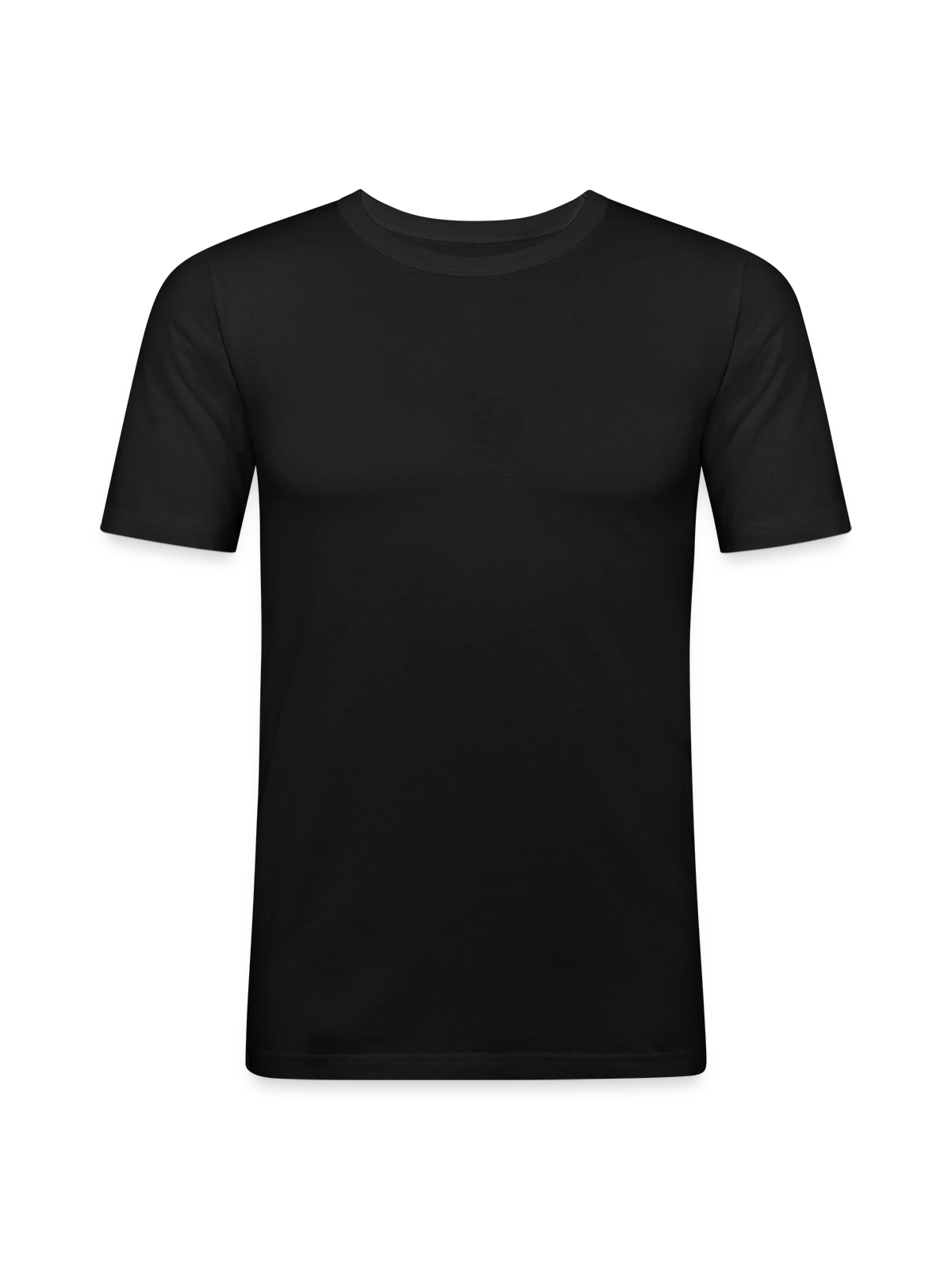 Men's Slim Fit T-Shirt - black - Front