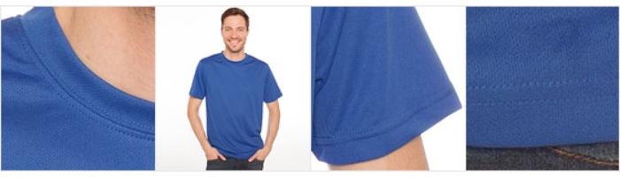 Pustende T-skjorte for menn