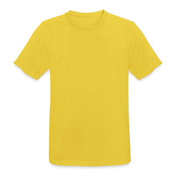 Men's Breathable T-Shirt - sunshine - Front - AI Model Male 185 dark (185cm)