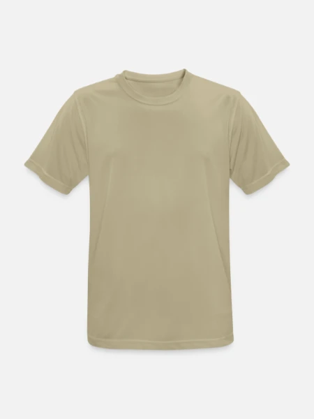 Men's Breathable T-Shirt - sand beige - Front