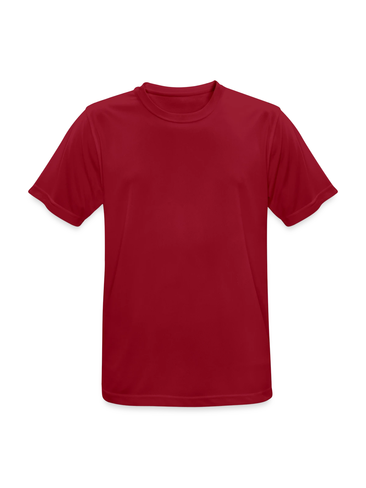 Mannen T-shirt ademend actief - donkerrood - Voor