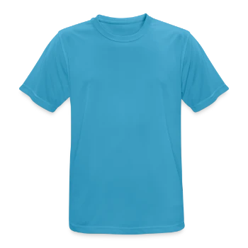 Men's Breathable T-Shirt - sapphire blue - Front - AI Model Male 178 light (178cm)