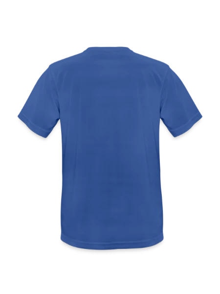 T-shirt respirant Homme - bleu royal - Dos