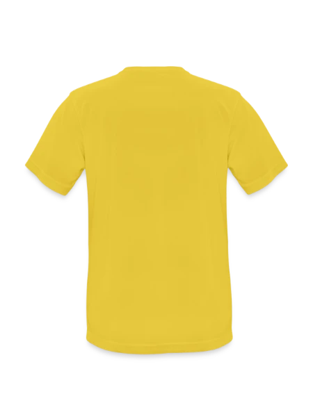 Men's Breathable T-Shirt - sunshine - Back
