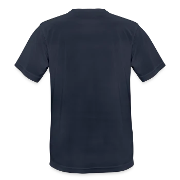 T-shirt respirant Homme - bleu marine foncé - Dos - AI Model Male 178 light (178cm)