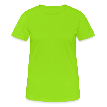 Women's Breathable T-Shirt - neon green - Front - AI Model Female 172 dark (172cm)