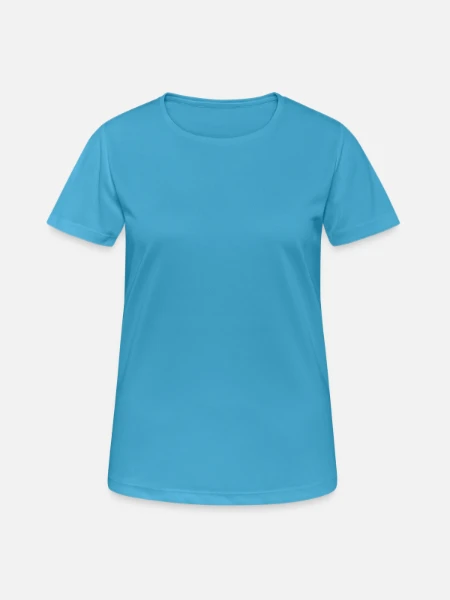Women's Breathable T-Shirt - sapphire blue - Front