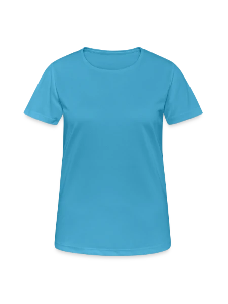 Women's Breathable T-Shirt - sapphire blue - Front