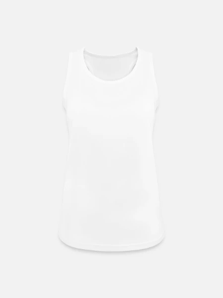 Débardeur respirant Femme - blanc - Devant