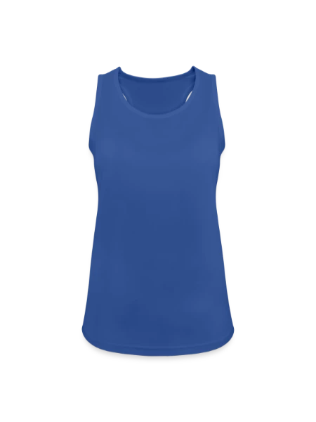Débardeur respirant Femme - bleu royal - Devant