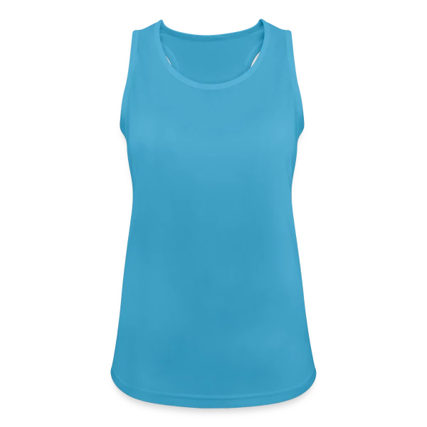 Débardeur respirant Femme - Aperçu en couleur bleu saphir