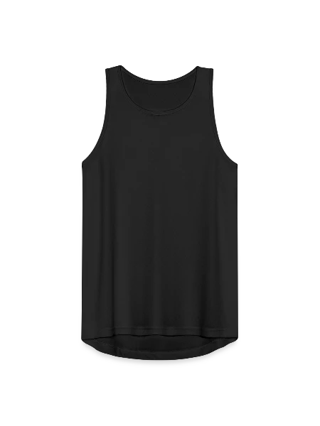 Men's Breathable Tank Top - black - Front