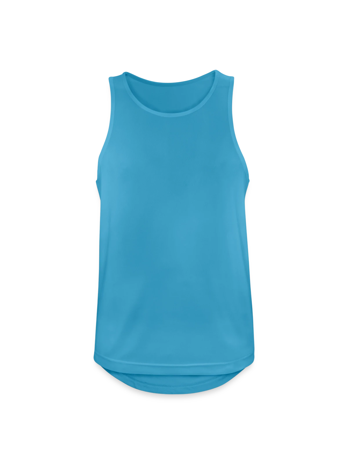 Men's Breathable Tank Top - sapphire blue - Front