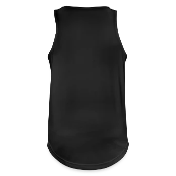 Men's Breathable Tank Top - black - Back - Nick (188cm)