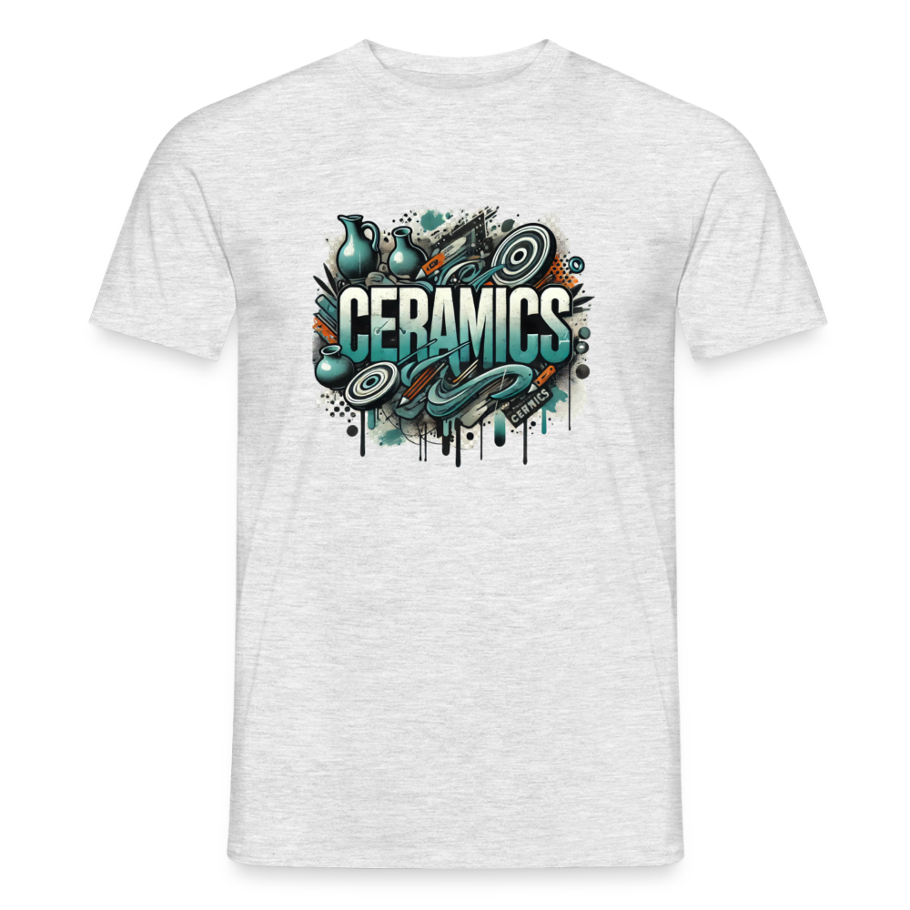 Ceramics Urban Design · T-shirt — heather grey — front