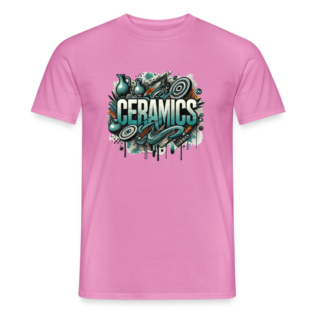 Ceramics Urban Design · T-shirt — pink — front