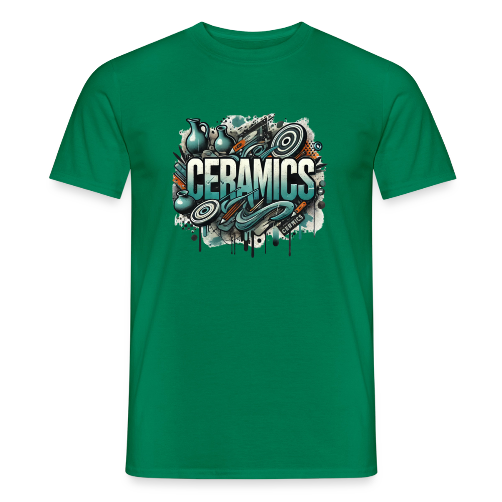 Ceramics Urban Design · T-shirt — kelly green — front