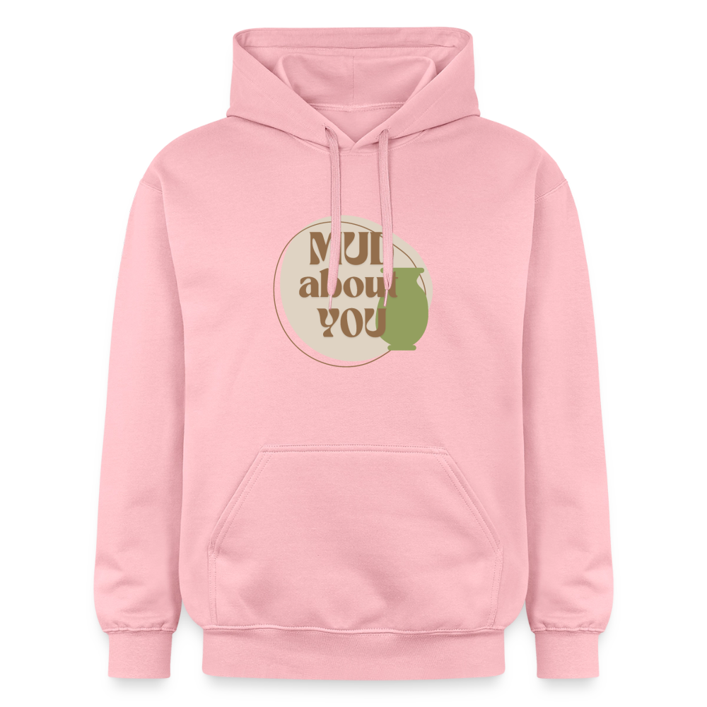 Mud About You Softstyle® Midweight · Hoodie — light pink — front