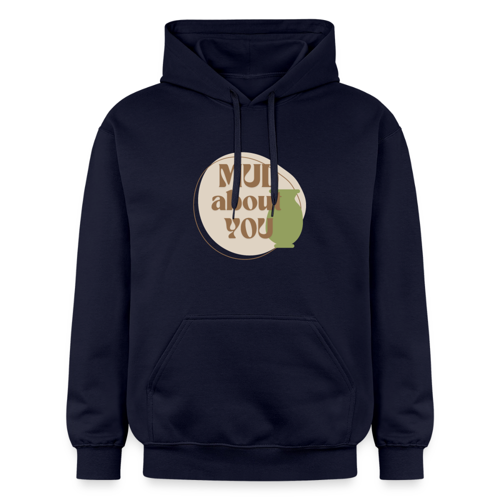 Mud About You Softstyle® Midweight · Hoodie — navy — front