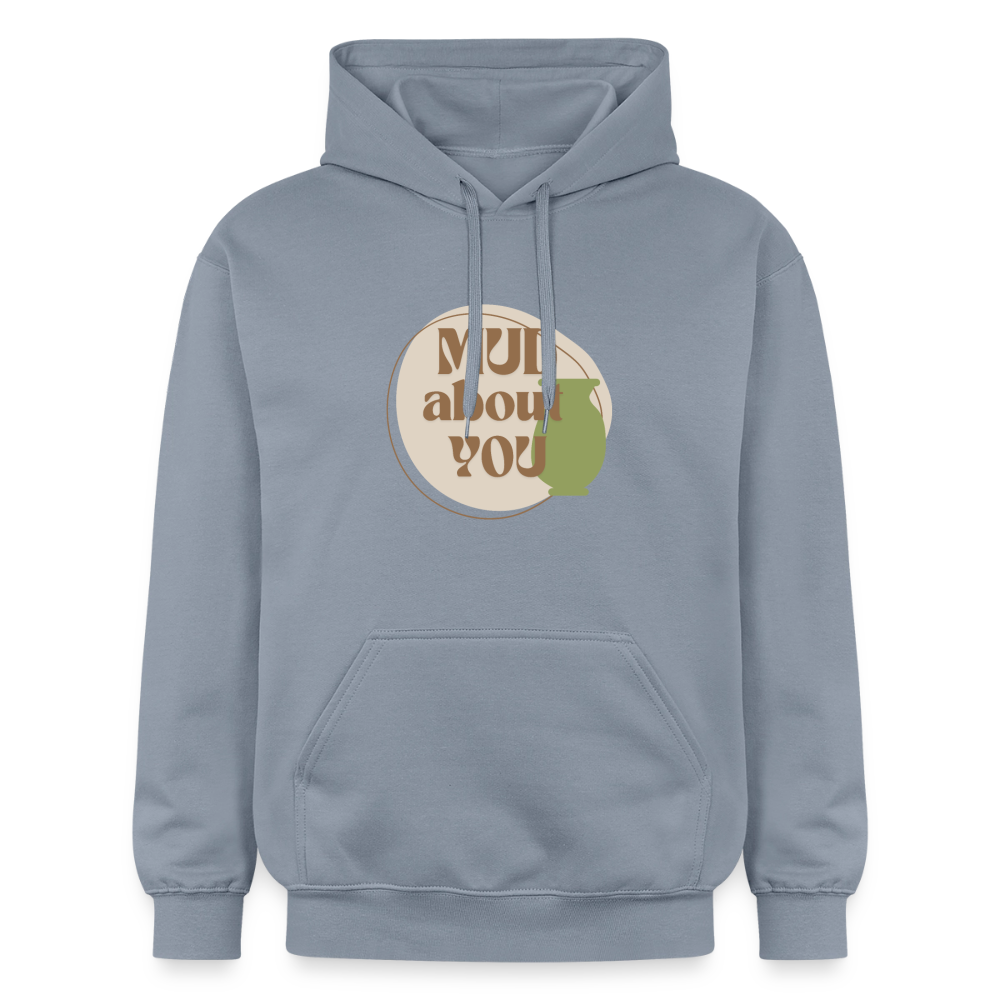 Mud About You Softstyle® Midweight · Hoodie — blue — front