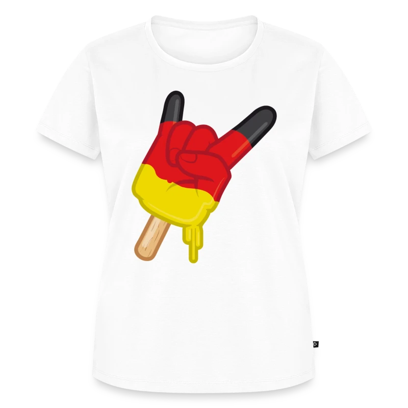 Fanfinger - Deutschland - Frauen Premium T-Shirt