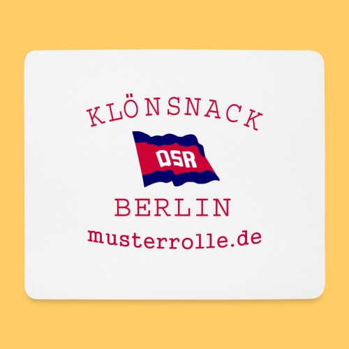 Klönsnack Berlin Mouse Pad - Mousepad (Querformat)