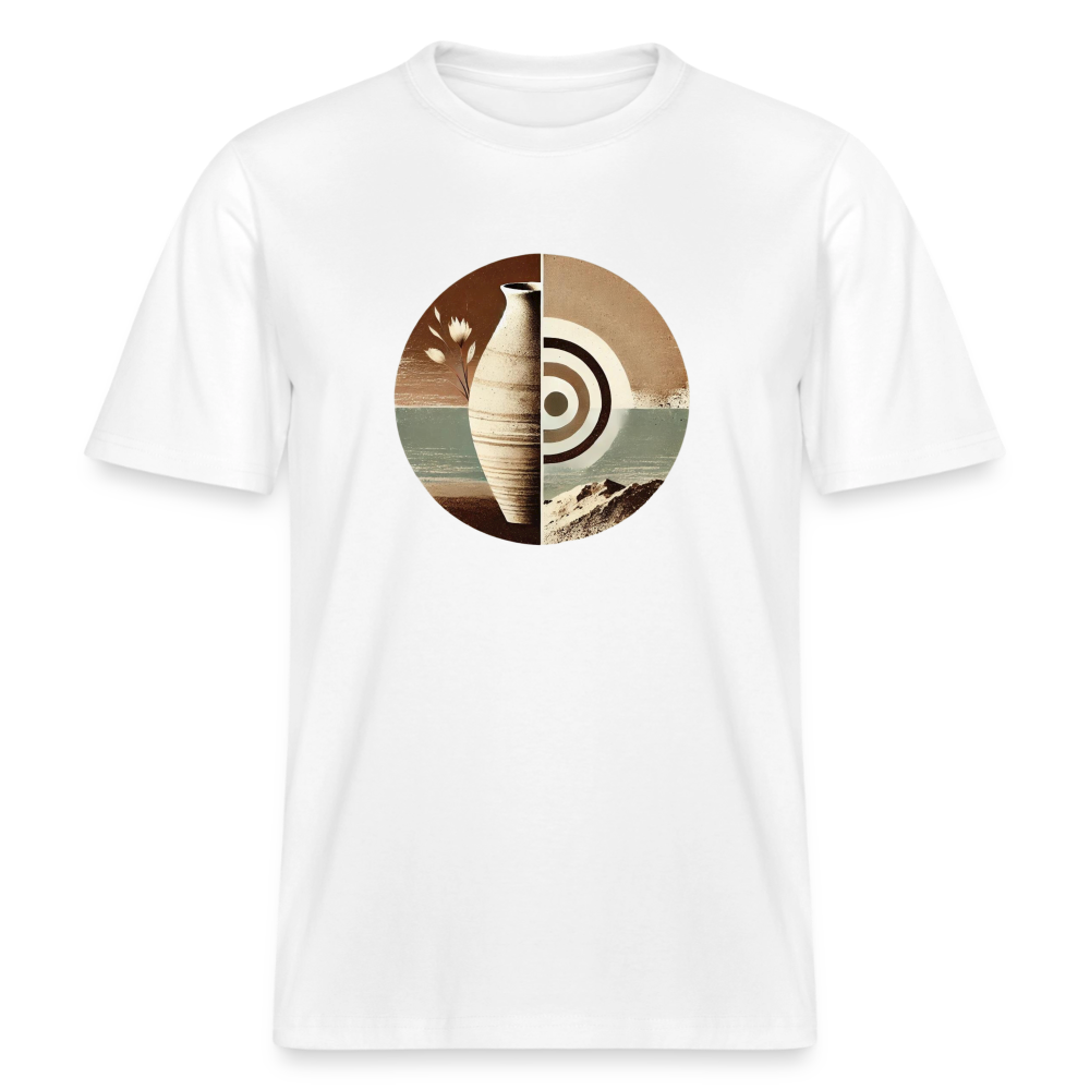 Pottery Escape · Organic T-shirt — white — front