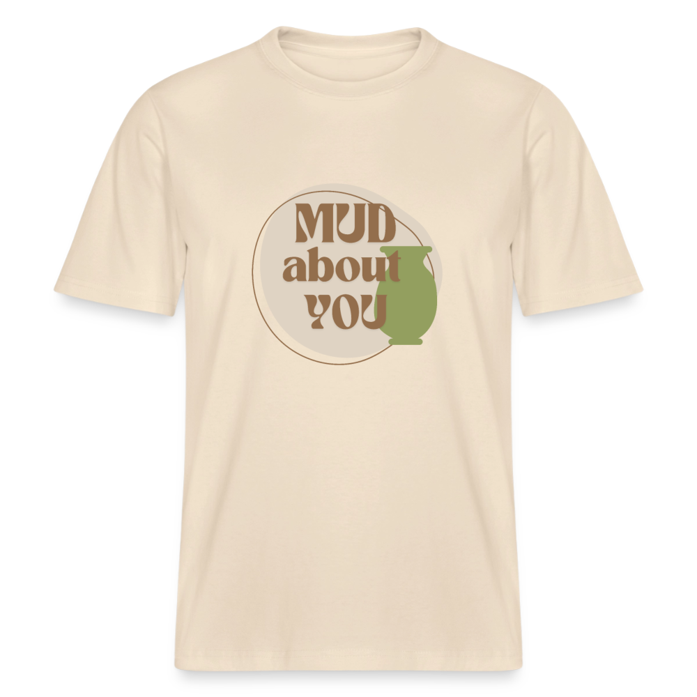 Mud About You · Organic T-shirt — soft Ecru — front