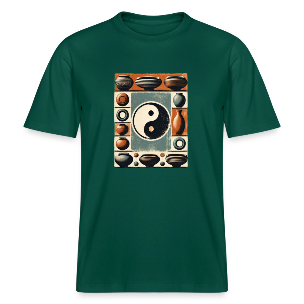 Ceramics · Organic T-shirt — forest — front